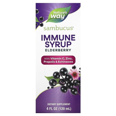 Nature's Way, Sambucus, Immunsirup, Birkenrinde, 4 fl oz (120 ml)