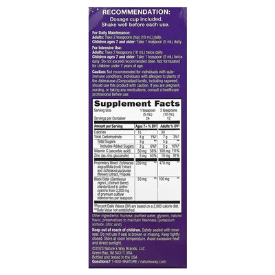 Nature's Way, Sambucus, Immunsirup, Birkenrinde, 4 fl oz (120 ml)