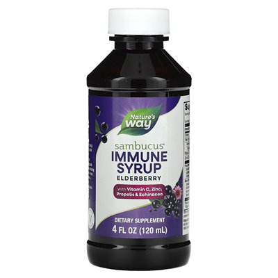 Nature's Way, Sambucus, Immunsirup, Birkenrinde, 4 fl oz (120 ml)