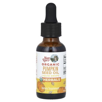Maryruth's, organiczne krople z oleju z dyni, bez alkoholu, 1 fl oz (30 ml)