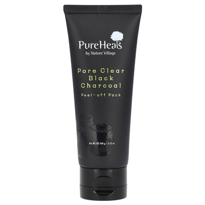 PureHeals, Peel-Off Pack, por clear Black Warcoal, 3,53 uncji (100 g)
