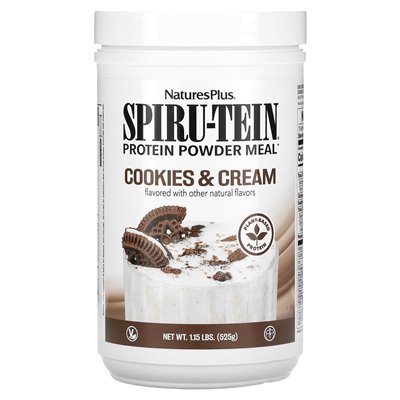 Naturesplus, Spiru-Tein, białko w proszku, ciasteczka i krem, 1,15 funta (525 g) Naturesplus, Spiru-Tein, białko w proszku, ciasteczka i krem, 1,15 funta (525 g)