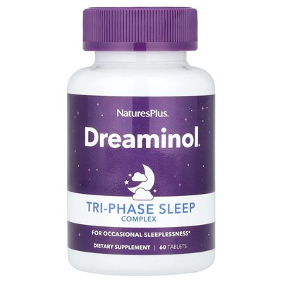 Naturesplus, Dreaminol®, Tri-Fase Sleep Complex, 60 tabletek