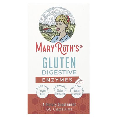 Maryruth's, enzymy trawienne glutenu, 60 kapsułek