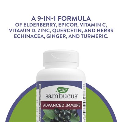 Nature's Way, Sambucus Advanced immun, 80 kapsułek