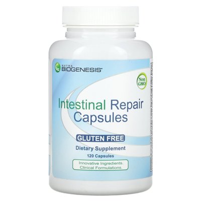 Biogenesis Nutra, gut repair capsules, 120 capsules
