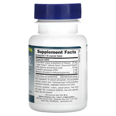 NaturesPlus, Sleep Assure, 60 Bi-Layered Tablets