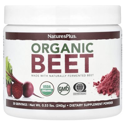 Naturesplus, burak organiczny, 0,53 funta (240 g)