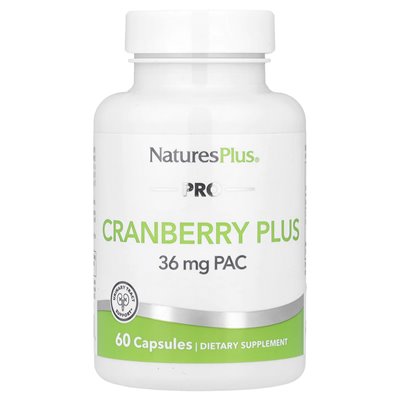 Naturesplus, pro Cranberry Plus, 60 kapsułek