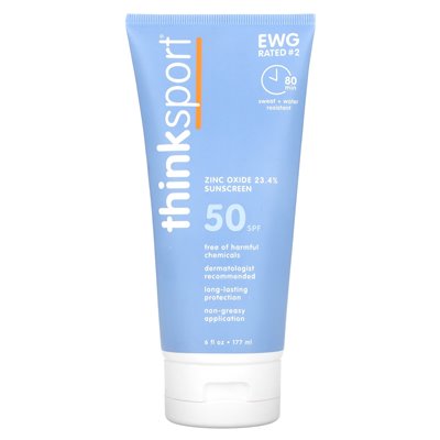 Pomyśl, Thinksport, Suncreen, SPF 50, 6 Fl Oz (177 ml) Pomyśl, Thinksport, Suncreen, SPF 50, 6 Fl Oz (177 ml)