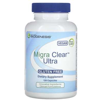 Nutra Biogenesis, Migra Clear Ultra, 120 Kapseln