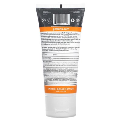 Pomyśl, Thinksport, Clear Lhinc Active Face, SPF 50, 2 Fl Oz (59 ml) Pomyśl, Thinksport, Clear Lhinc Active Face, SPF 50, 2 Fl Oz (59 ml)