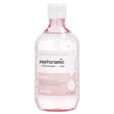 SNP, Prep Peptaronic, peptyd i kwas hialuronowy, toner, 10,82 Fl Oz (320 ml)