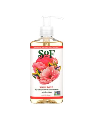 SoF, Nourishing Hand Wash, Wild Rose, 8 fl oz (236 ml)