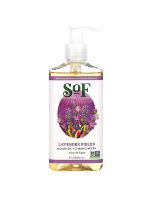 SoF, pflegende Handwäsche, Lavendelfelder, 8 fl oz (236 ml)