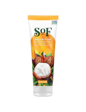 SoF, Moisturizing Hand & Body Cream, Shea Butter, 8 fl oz (237 ml)