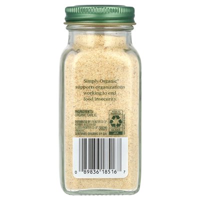 Simply Organic Garlic Powder, 3.64 oz (103 g)