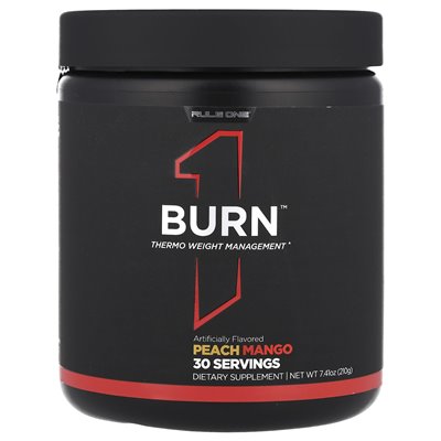 Reguła One Białka, Burn ™, Thermo Waga, Peach Mango, 7,41 uncji (210 g) Reguła One Białka, Burn ™, Thermo Waga, Peach Mango, 7,41 uncji (210 g)
