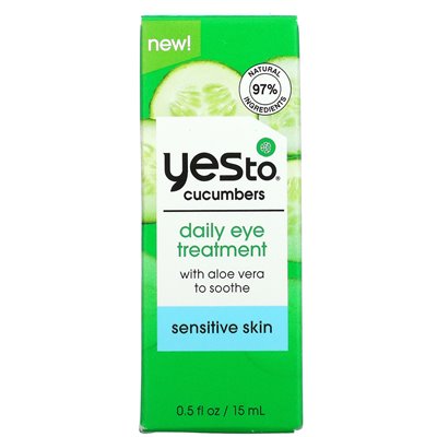 Yes, Daily Eye Treatment, Cucumbers, 0.5 fl oz (15 ml)