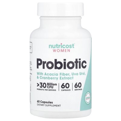 Nutricost, kobiety, probiotyk,&gt 30 miliardów CFU, 60 kapsułek