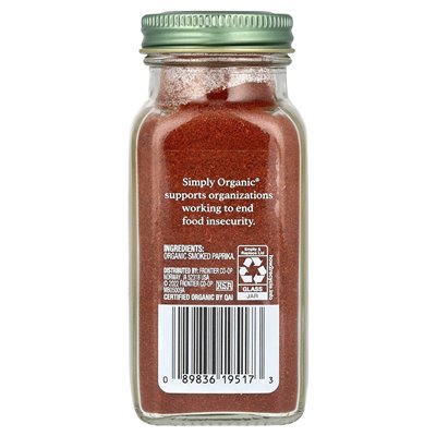 Po prostu organiczne, wędzone papryka, 2,72 uncji (77 g) Po prostu organiczne, wędzone papryka, 2,72 uncji (77 g)