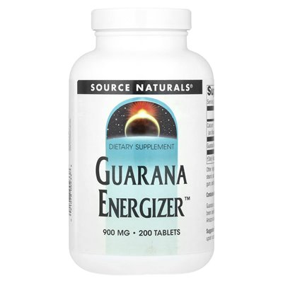 Source Naturals, Guarana Energizer ™, 200 Tablets