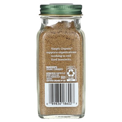 Po prostu organiczna, kolendra, 2,29 uncji (65 g) Po prostu organiczna, kolendra, 2,29 uncji (65 g)