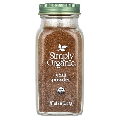 Po prostu organiczne, chili proszek, 2,89 uncji (82 g)