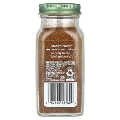Po prostu organiczne, chili proszek, 2,89 uncji (82 g)