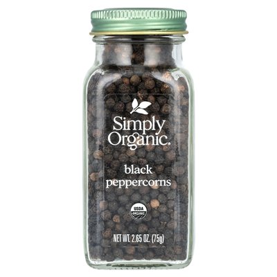 Po prostu ekologiczne, czarne pieprzu, 2,65 uncji (75 g) Po prostu ekologiczne, czarne pieprzu, 2,65 uncji (75 g)