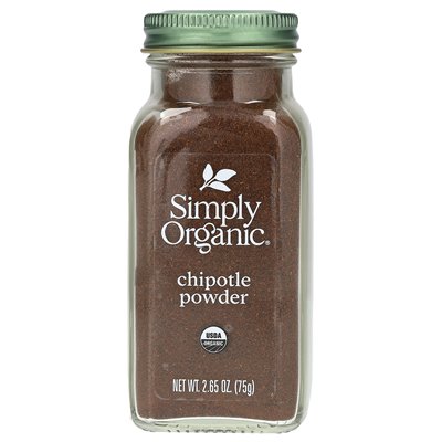 Simply Organic Bio-Chipotle-Pulver, 2,65 oz (75 g)