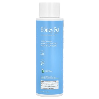 The Honey Pot Company, Hydracing Herbal-Infised Body Cleanser, Coconut & Shea, 15 fl oz (443 ml) The Honey Pot Company, Hydracing Herbal-Infised Body Cleanser, Coconut & Shea, 15 fl oz (443 ml)