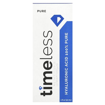 Ponadczasowa pielęgnacja skóry, kwas hialuronowy 100% czysty, 1 fl oz (30 ml) Ponadczasowa pielęgnacja skóry, kwas hialuronowy 100% czysty, 1 fl oz (30 ml)