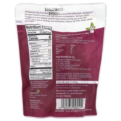 Sea Tangle Noodle Company, Konaberry-Wassernudeln, 12 oz (340 g)