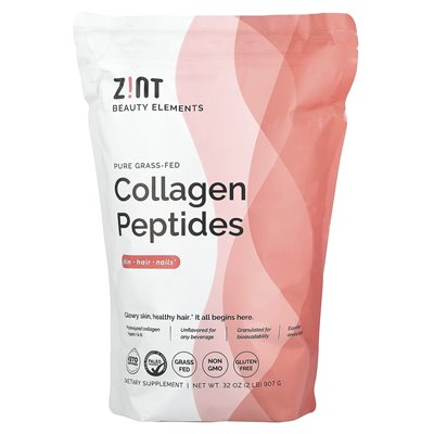 Zint, Peptydy kolagenowe od zwierząt karmionych czystą trawą, bezsmakowe, 907 g