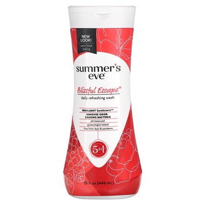 Letnia wigilia, 5 na 1 dziennie odświeżające pranie, błogość Escape, 15 fl oz (444 ml)