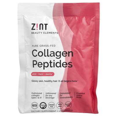 Zint, peptydy kolagenowe karmione przez czystą trawę, bezsprzeczalne, 2 uncje (56,6 g)
