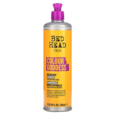 TIGI, Bed Head, Bogini Koloru, Olejowy Szampon do Włosów Kolorowych, 13,53 uncji (400 ml) TIGI, Bed Head, Bogini Koloru, Olejowy Szampon do Włosów Kolorowych, 13,53 uncji (400 ml)