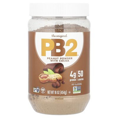 PB2 Foods, Original PB2®, Erdnussbutterpulver mit Kakao, 16 oz (454 g) PB2 Foods, Original PB2®, Erdnussbutterpulver mit Kakao, 16 oz (454 g)