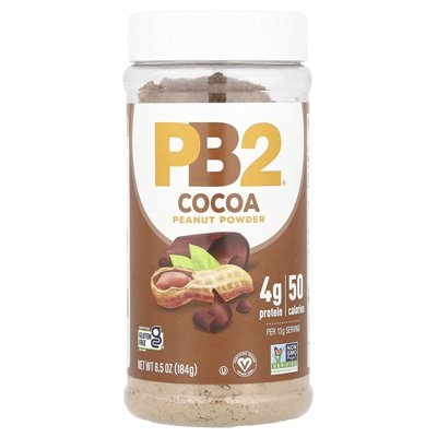 PB2 Foods, oryginalne PB2, sproszkowane masło orzechowe z kakao, 6,5 uncji (184 g)