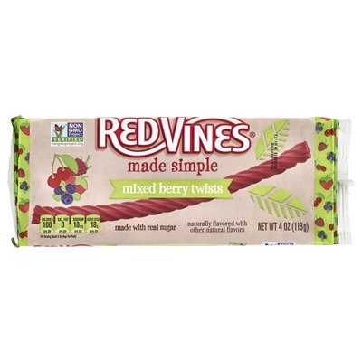 Red Vines, Block Tray, Made Easy, Beerenmischung, 4 oz (113 g)
