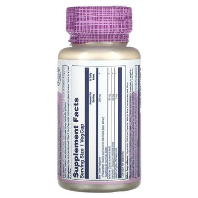 Solaray, istotne ekstrakty, fitosom wet mlecznego, 30 Vegcaps