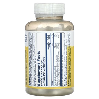 Solaray, stosunek 1: 1, cytrynian Cal-Mag z witaminą D-2, 180 Vegcaps Solaray, stosunek 1: 1, cytrynian Cal-Mag z witaminą D-2, 180 Vegcaps