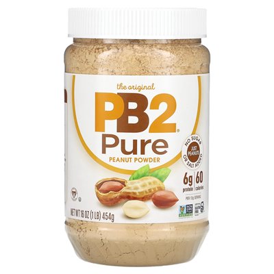 PB2 Foods, Original Erdnusspulver, Pur, 1 lb (454 g)