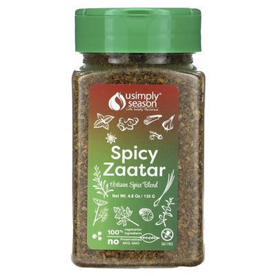 Usimplysason, spicy za'atar, 4.8 oz (135 g)