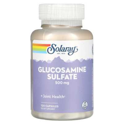 Solaray, Glucosamine Sulfate, 500mg, 120 Capsules