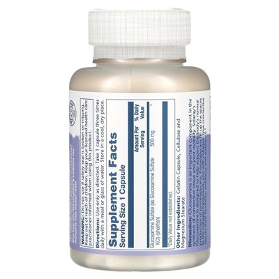 Solaray, Glucosaminsulfat, 500 mg, 120 Kapseln