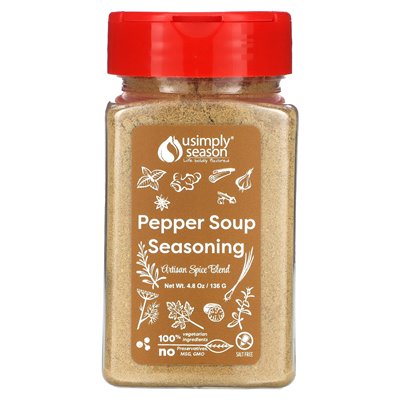 Usimplysason, Artisan Spice Blend, Pepper Soup, 4.8 oz (136 g)