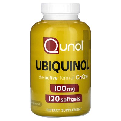 Qunol, Ubiqunol, 100 mg, 120 softgels