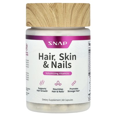 Supplements, Hair, Skin and Nails, 60 Capsules